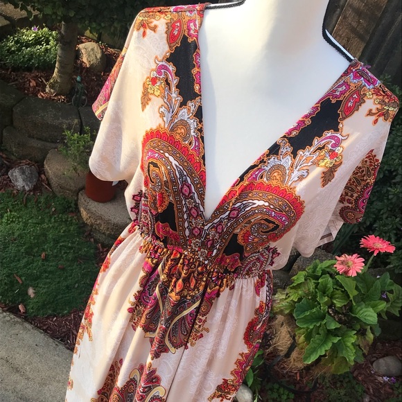 bailey blue maxi dress